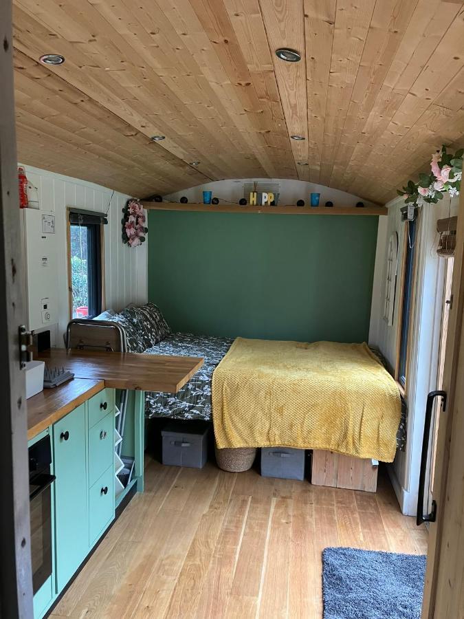 1 Bed Converted Railway Wagon Near Крикгауел Екстер'єр фото